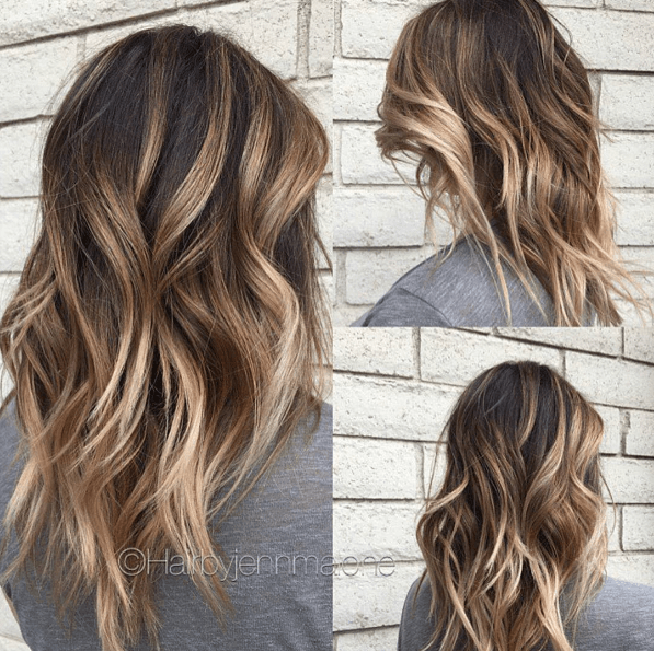 Image of Balayage with waves