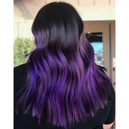 How-To: Dip-Dyed Violet 