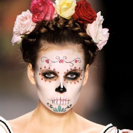 Halloween How-To: Day of the Dead Candy Skull - Behindthechair.com