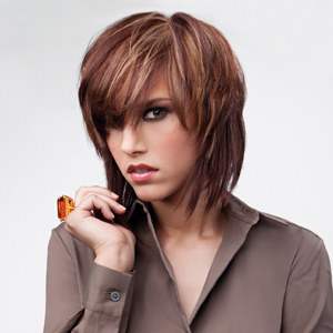 Modern Shag Cut and Color from Pivot Point International ...
