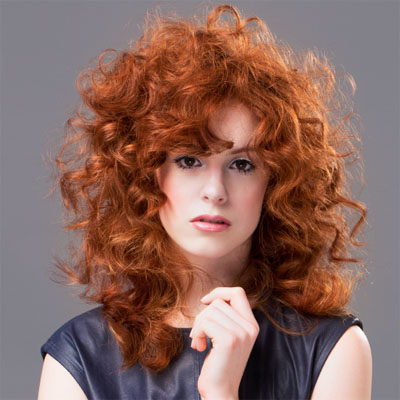 Curly Cut and Rich Red - Behindthechair.com