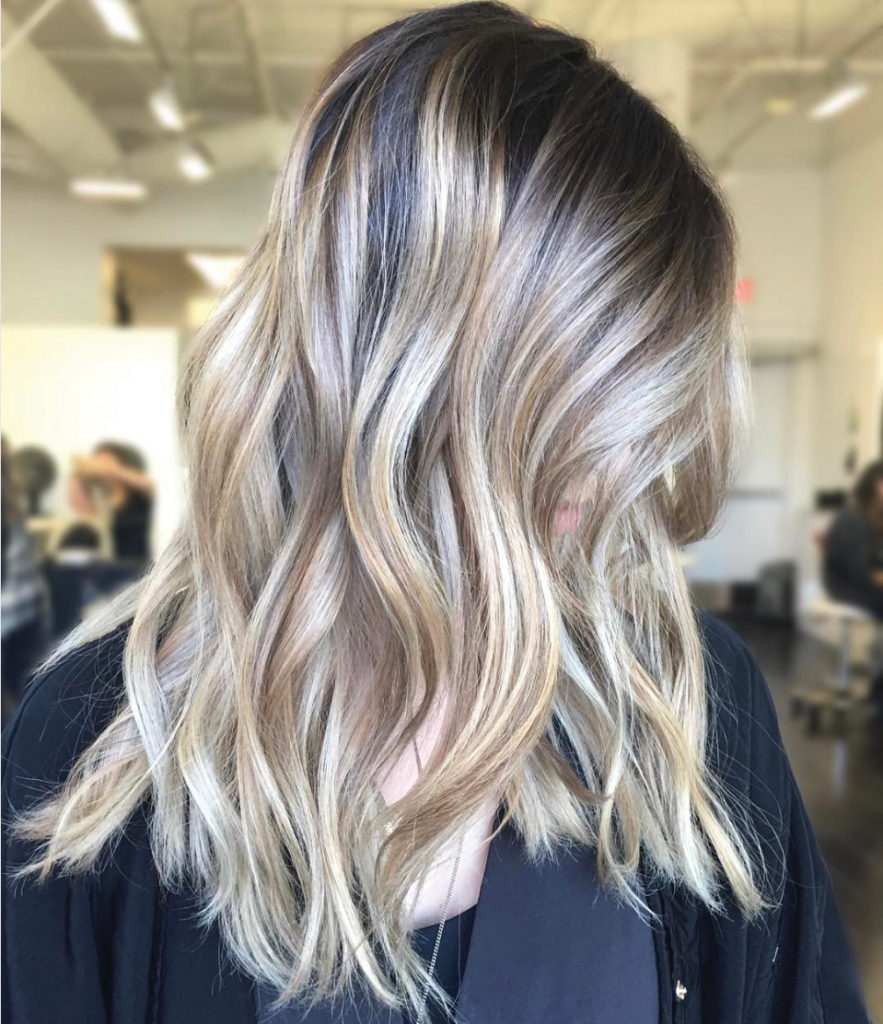 Shadow Root + Blonde Balayage - Behindthechair.com