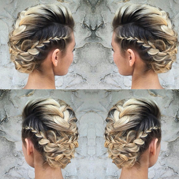 WATCH: French Braid Bridal Mohawk with @lalasupdos 