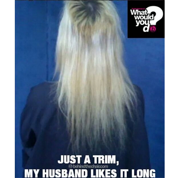 What Would You Do: When Spouses Control Your Clients' Hair -  