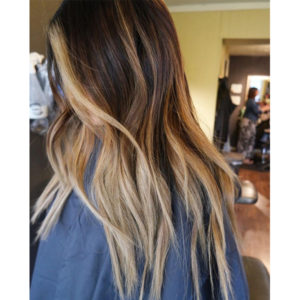 High-Contrast Balayage + Money Piece-img