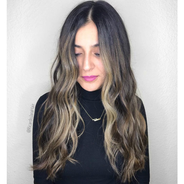 Bold Brunette Blend + Money Piece - Behindthechair.com