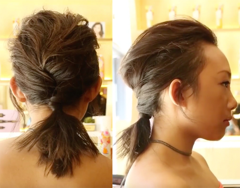 Short Hair Quickie French Twist Behindthechair Com