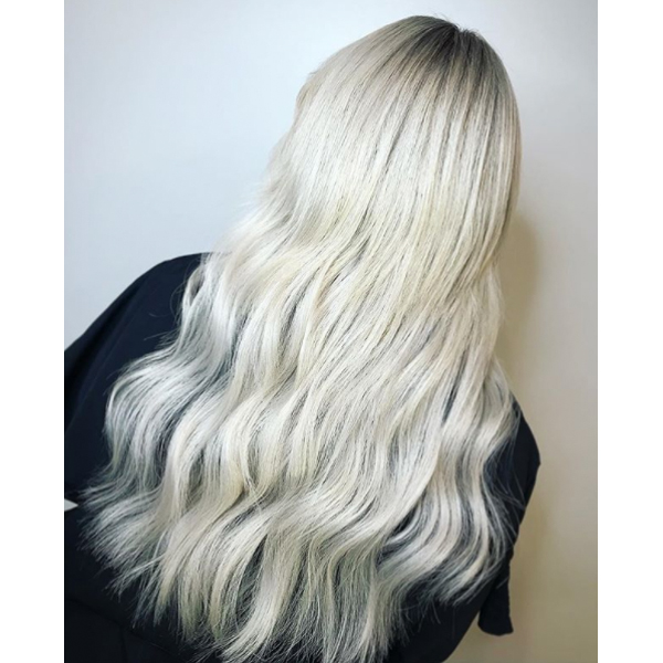 Creating a Shadow Root on Platinum Hair