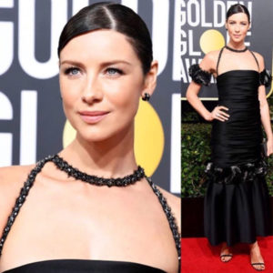 Caitriona Balfe's Glossy Glam Updo-img