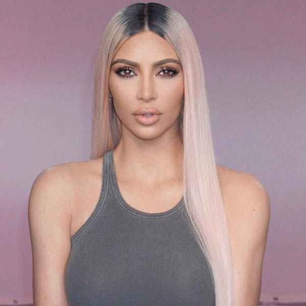 kim-kardashian-celebrity-transformation-pastel-pink-bleach-platinum-brunette-chris-appleton-cassondra-kaeding-redken-fade