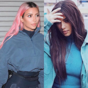 Here's How Kim Kardashian's Colorist Transformed Her From Pastel Pink to Brunette-img