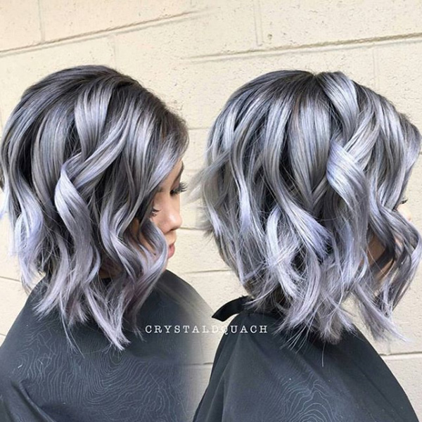 Silver Colored Hair