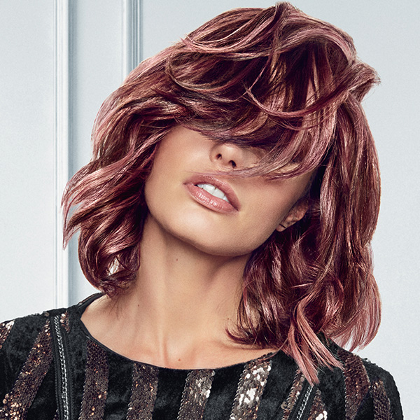 Shimmery Pink Metallic Haircolor Using L'Oréal Professionnel