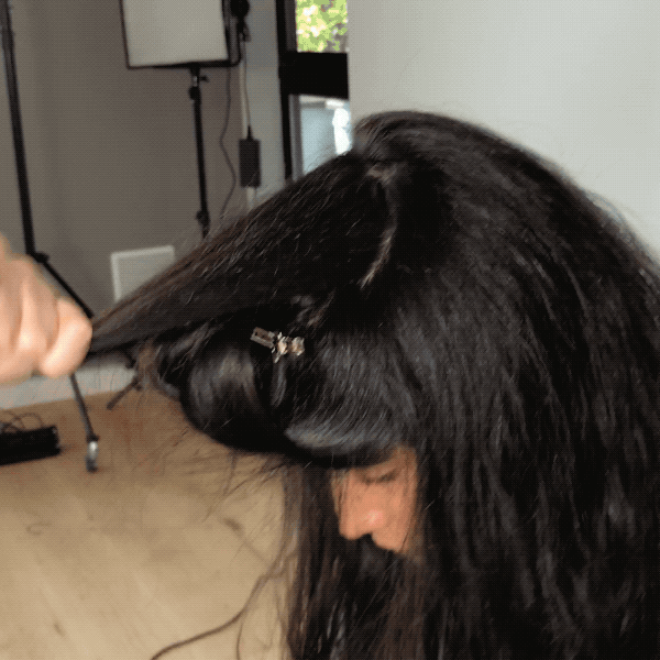 celebrity stylist virtue adir abergel brigitte bardot inspired blowout steps techniques blowout curl set