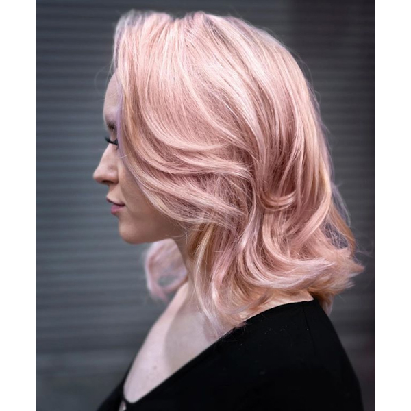 Pretty Pink / Blush Blonde Haircolor