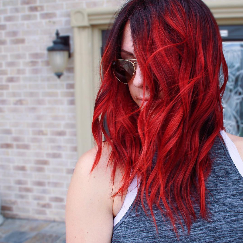 rich rouge vibrant red color formula wesley palmer @wesdoeshair