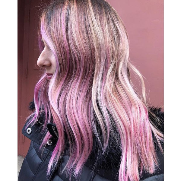Dimensional Pink Balayage Using SoColor CULT Color