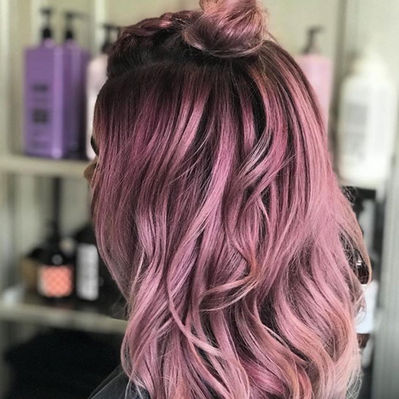 pink purple berry color melt color formulas laura anderton davines @lauraanderton_hair