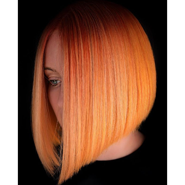 Megan Schipani @shmeggsandbaconn Pumpkin Spice Latte Hair Color Formulas Color Melt Tips Matrix SoColor Cult Orange