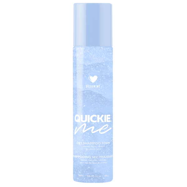 design.me quickie.me dry shampoo foam