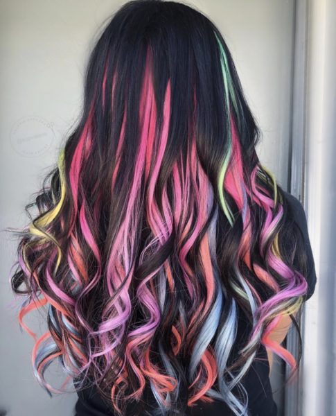 fashion hair color - vivid colors