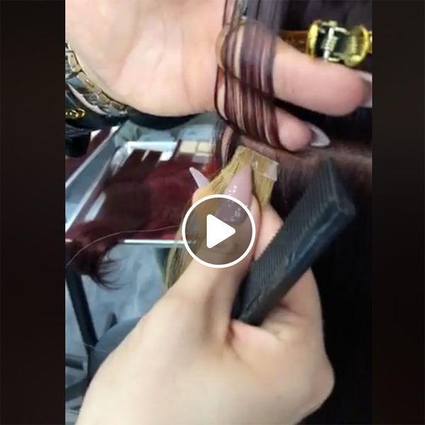 How-To Video: Color Conversion With Tape-In Extensions