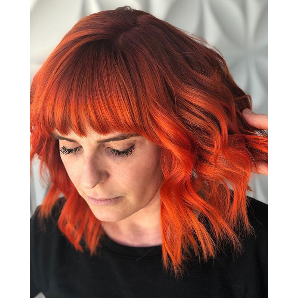 red orange hair color