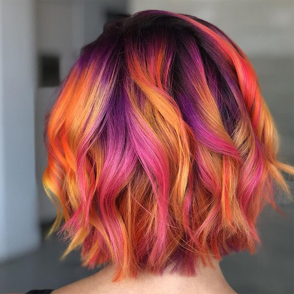 Vibrant Autumn Sunset