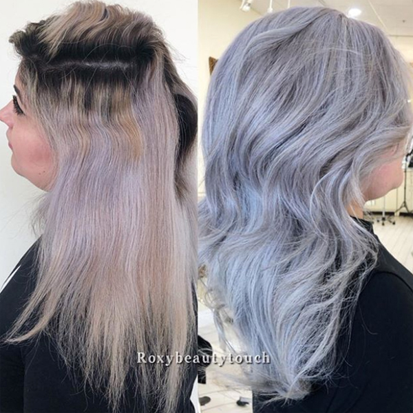 Color Correction: Platinum Silver Hair 