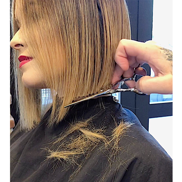 6 Dry-Cutting Tips For Texturizing a Blunt Bob