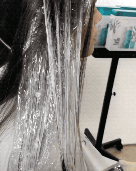 Farhana Premji @xo.farhana.balayage Moroccanoil Balayage Brunette Color Formulas Hair Painting Steps Color Application How To