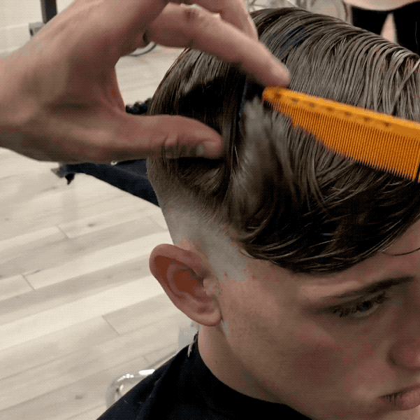 Mark Bustos American Crew Men's Barber Haircut How To Fade Texture