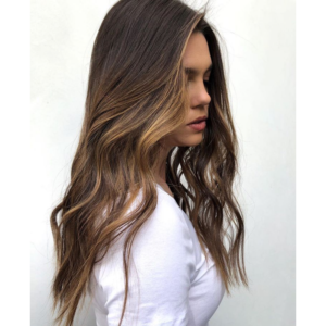 Soft Brunette Balayage + Painted Dimension-img