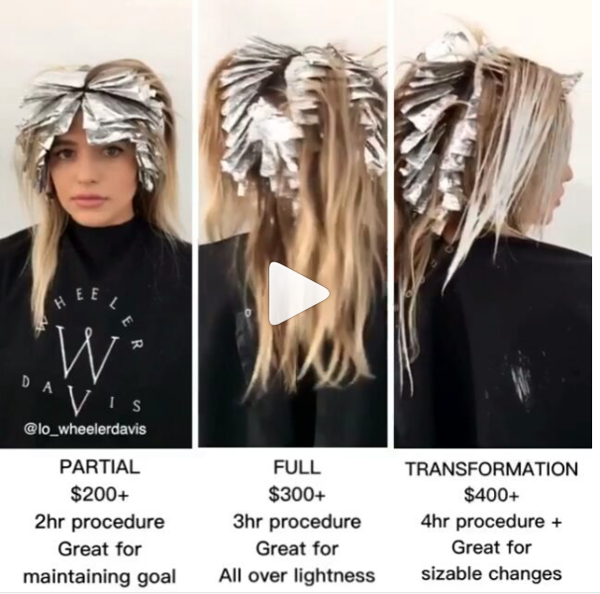 Top Blonde Hairstyle Quickie Tuturials From Behindthechair's Instagram.
