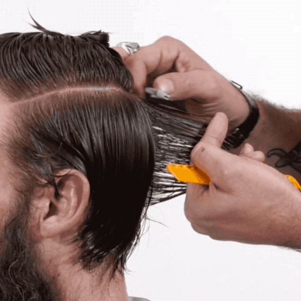 barber, razor-cutting, men's haircut