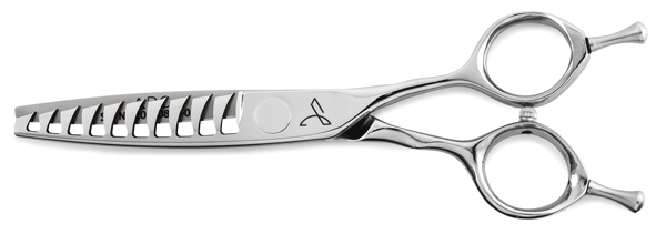 10/10 reversible texturizing scissors for dry cutting and overall haircuts