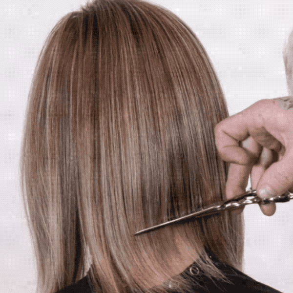 How to hold texturizing scissors