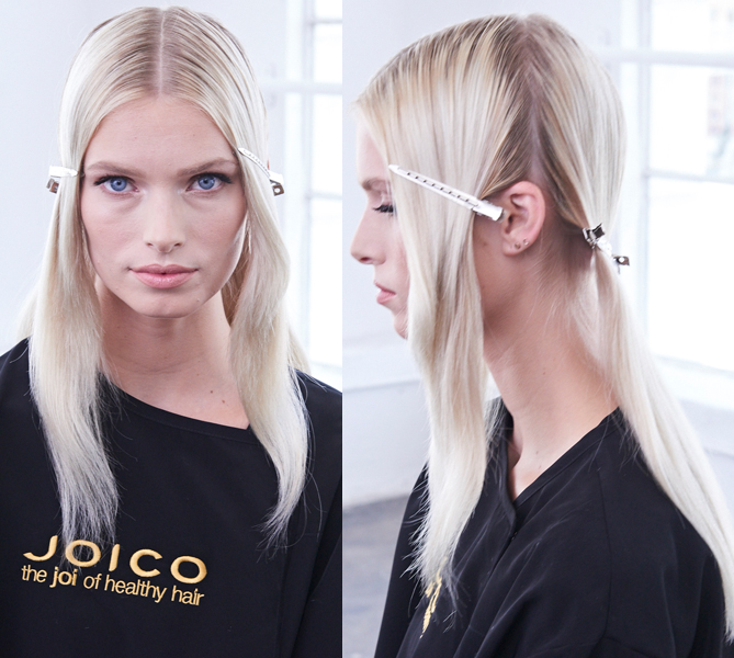 Joico Denis de Souza @denisdesouza Platinum Pearl How To Blonde Blonding Icy White Color Formula In Process Sectioning