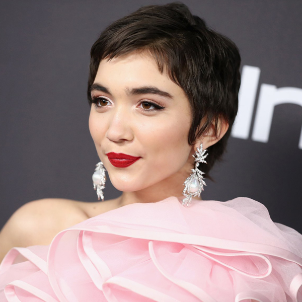 Laurie Heaps @_hairbylaurie Golden Globes Rowan Blanchard Pixie Cut Style How To Get The Look CHI ghd OUAI