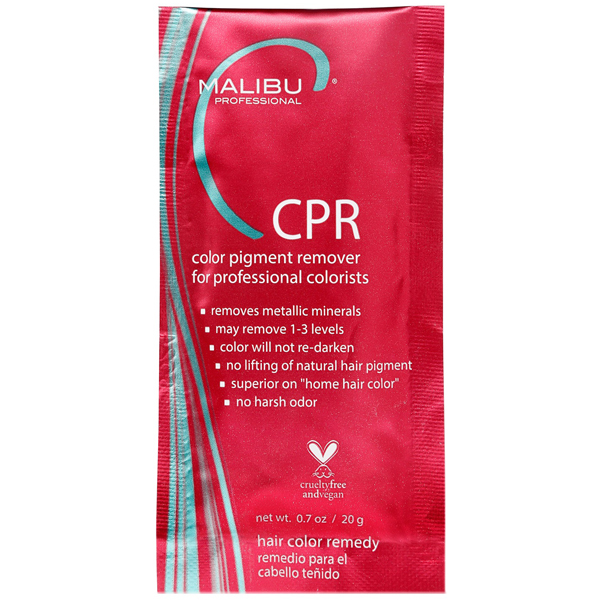 Malibu C CPR Color Pigment Remover Hair Color Remedy Artifical Haircolor Remover Direct Dye Lifter