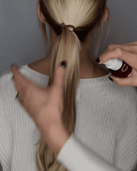 Styling How-To: Looped Braid Ponytail behindthechair.com