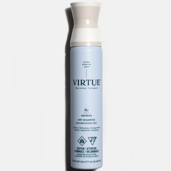 Virtue Refresh Dry Shampoo Product Announcement Reinvigorating Lightweight Enhance Scalp Health Removes Oil Sweat Odor Impurities