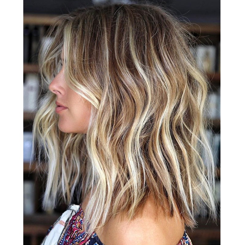 Lo Wheeler Davis IGK Hair Beachy Blonde Balayage Hair Painting Styling Waves Tips