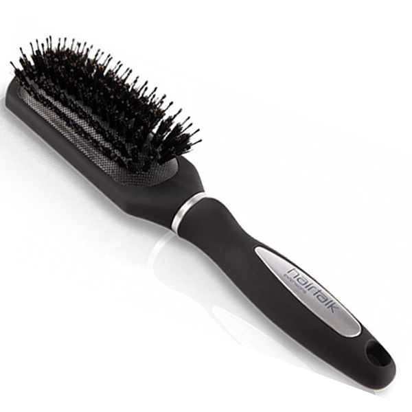 Hairtalk Extensions Extension Brush Product Announcement Boar Bristles Natural Fibers