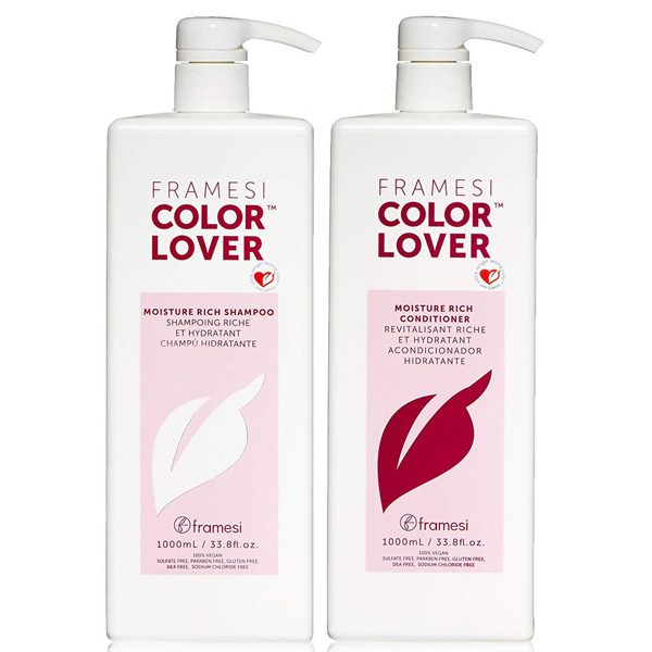 Framesi Color Lover Moisture Rich Shampoo Conditioner BTC Product Announcement Sulfate Free Hydrating