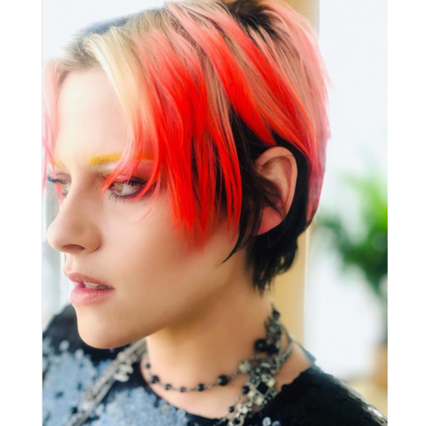 @hairbyadir Kristen Stewart Bowie Hair Orange Met Gala Pixie Styling How To Celebrity Hair