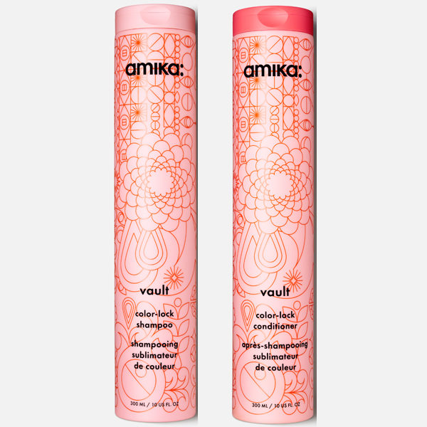 amika Valut Color Lock Shampoo Conditioner Color Protecting BTC Product Announcement Color Perserving