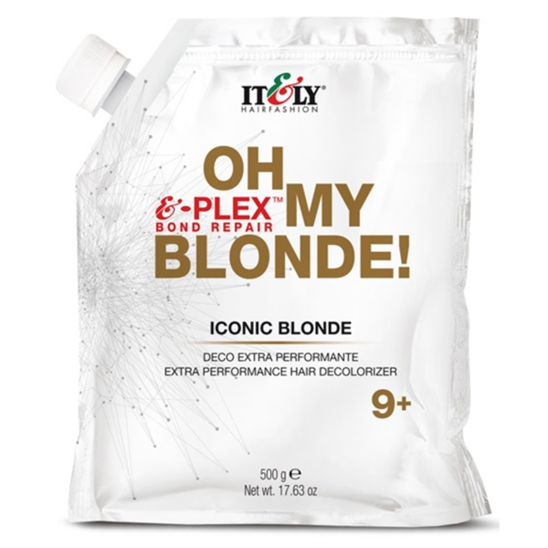 Itely Hairfashion Oh My Blonde Iconic Blonde Lightener E-Plex Bond Repair 9 Levels Of Lift BTC Product Announcement