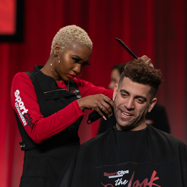 Sport Clips Get The Look How To Imani Tezeno @madeenjapan_ Textured Mohawk Clipper Cut Fade Curly Hair Men's Mens Cuts Barbering Barber
