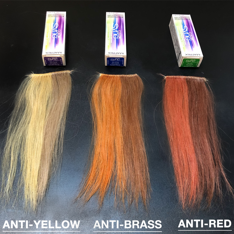 MATRIX 5 MINUTE FAST TONER COLOR SWATCHES PRE-TONING BEHIND THE CHAIR